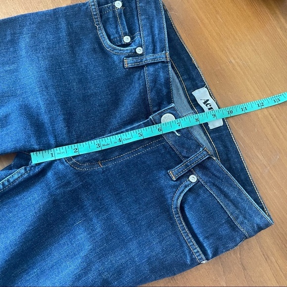 Acne Kex Raw Dark Wash Skinny Jeans - Picture 6 of 9